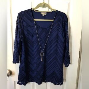 NWOT! JM Collection Blouse PXL